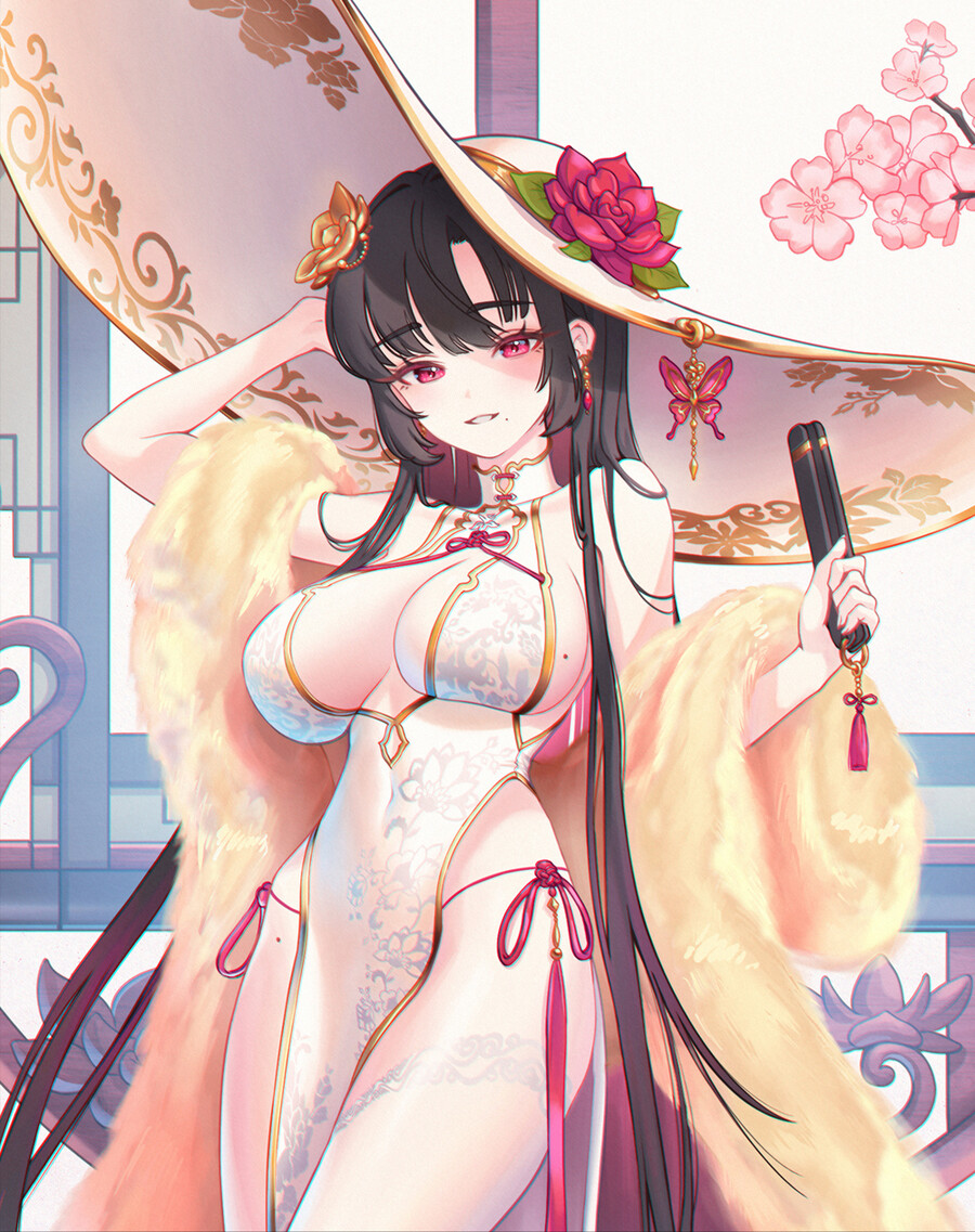 ㅇㅎ) 화이트 치파오 일러스트_1.jpg