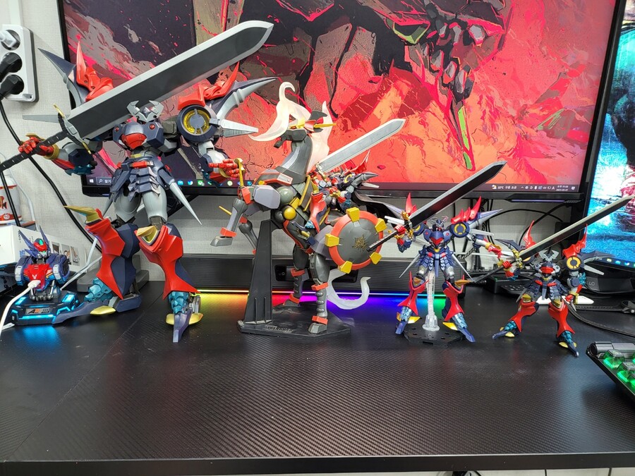 [HG]고토부키야 38CM다이젠가 부터 반다이 다이젠가까지 크기 비교_2.jpg