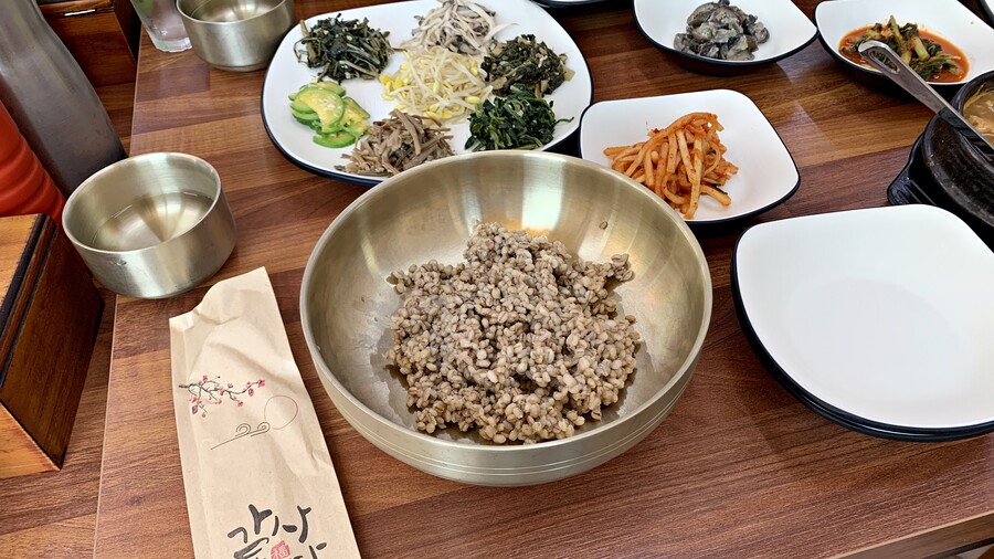 밖에서 밥 먹습니다 광주 목현동 이배재들밥