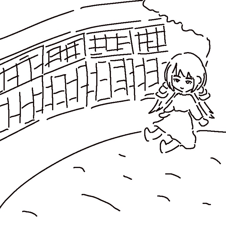 언덕위에서 쉬고 있는 소녀를 그렸습니다_3.jpg