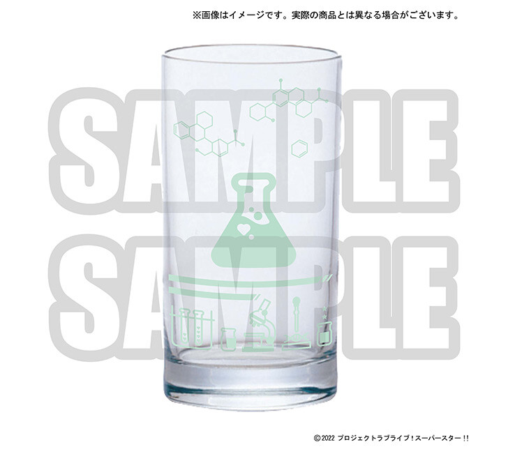 러브라이브! 슈퍼스타!! 유이가오카 여자 구매부 쿠쿠의 핫피&시키의 비커풍 글라스_7.jpg