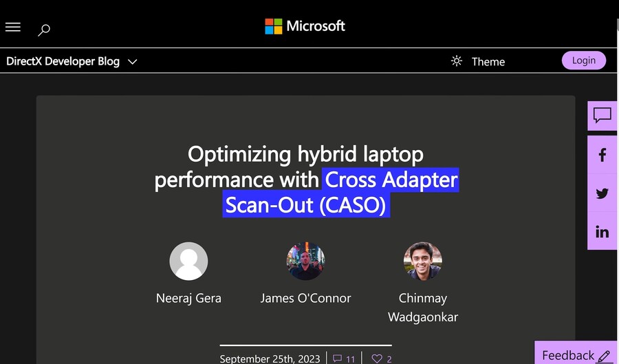 이 업데이트는 노트북의 FPS를 향상시킵니다!(Microsoft CASO 테스트)_1.jpg