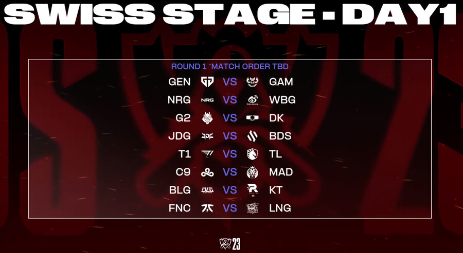 [LOL] 업뎃) 2023 월드 챔피언십 스위스 스테이지 대진 추첨 결과_1.png