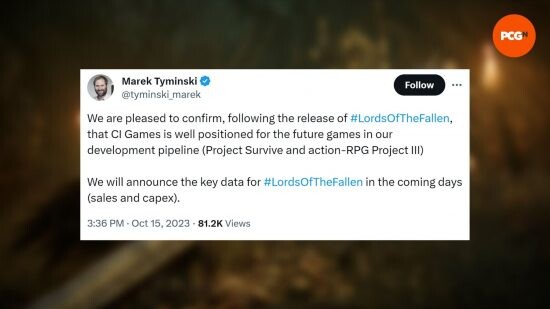 PCGamesN)로드 오브 더 폴른 퍼블리셔, 새로운 게임을 위한 좋은 위치 확보_1.jpg