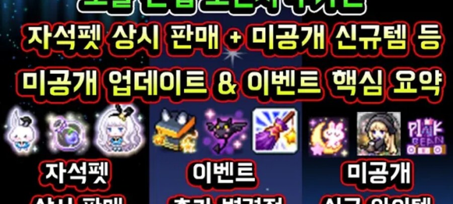 메이플스토리 자석펫상시판매 본서버포함_1.jpg