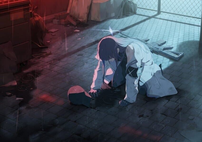 블루아카) ??? : "미안하다 선생.. 하필 내가 나오는 장면이.."_1.jpg