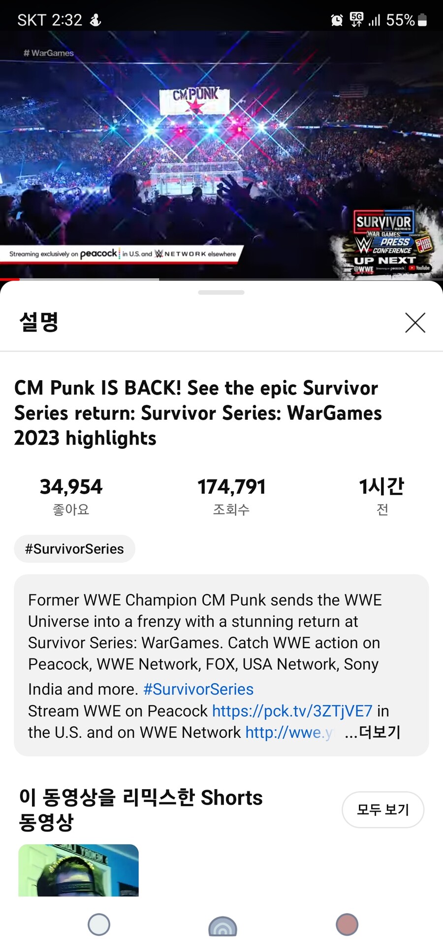 (프로레슬링)프로레슬링계 악동 CM펑크 WWE 컴백_1.jpg
