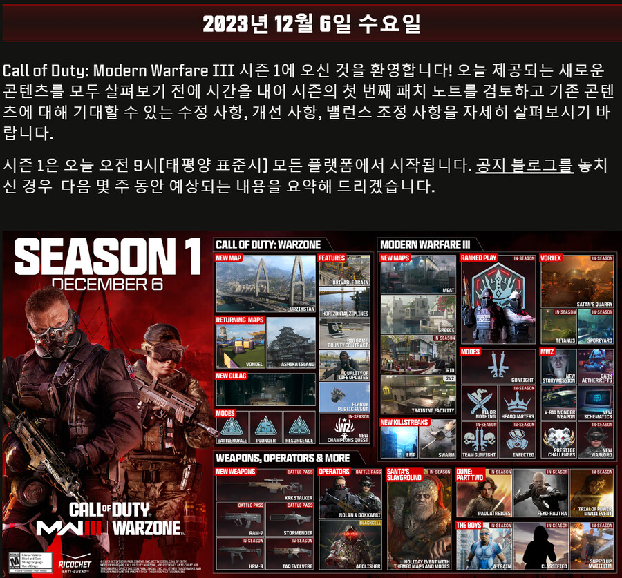 콜오브듀티 모던워페어3 시즌1 패치노트(멀티,좀비)_3.png