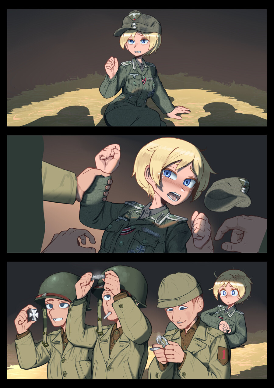 남자군인들한테 포로로 잡힌 여군이 무참히_1.png