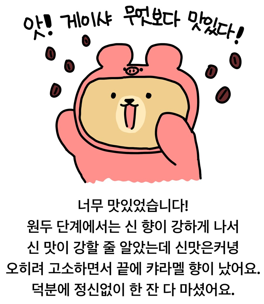 나눔원두 후기) 게이샤 에스메랄다 풀시티 후기 만화를 그렷어요_7.jpg