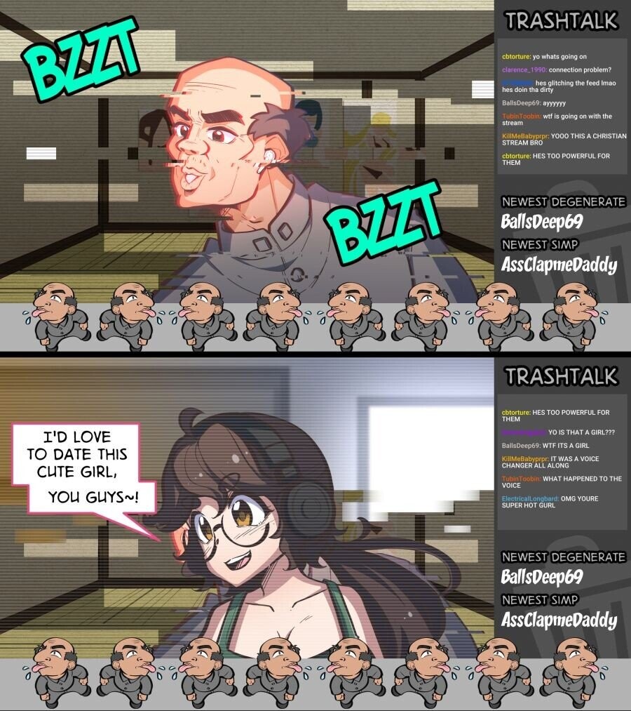 실수로 빨간약 노출해서 방송인생 망하는 버튜버 만화_2.jpg