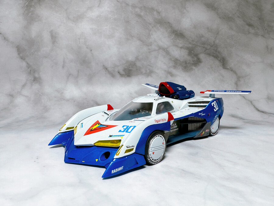 [아오시마] 사이버포뮬러 아스라다 G.S.X 에어로 모드 Ver. 풀도색 완성_8.jpg