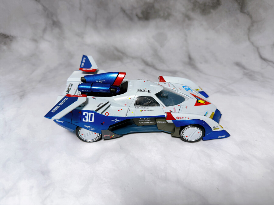 [아오시마] 사이버포뮬러 아스라다 G.S.X 에어로 모드 Ver. 풀도색 완성_11.jpg