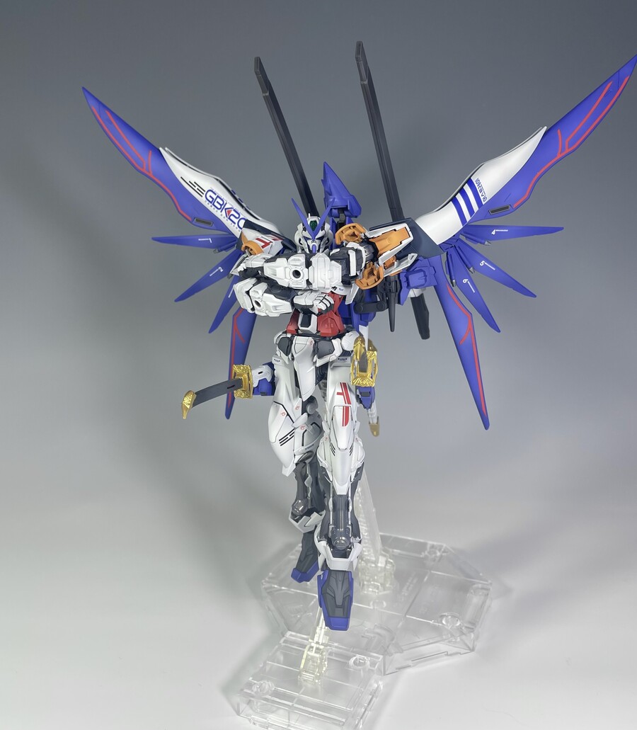 [MG] 한국한정 GBK-20 어스트레이 건담 풀도색 완성_8.jpg