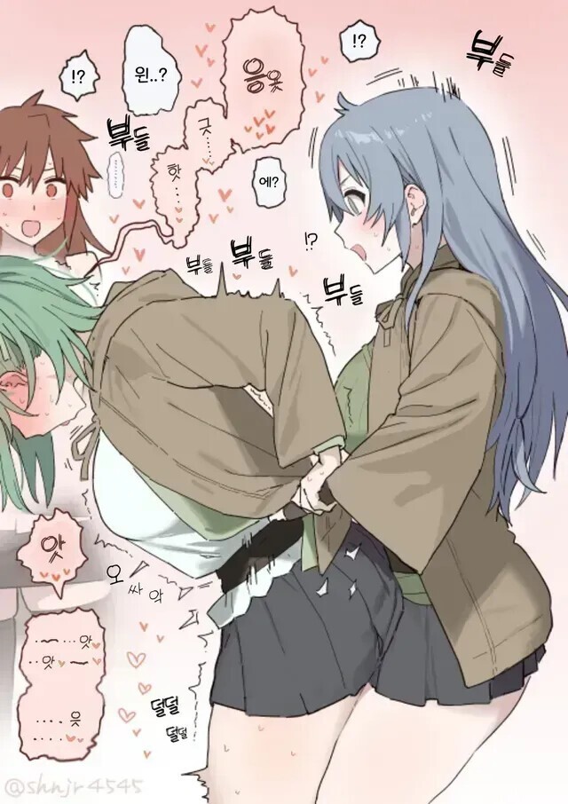 백합) 여고 놀이하는 유희왕 카드 여캐들 만화_2.jpg