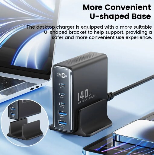 Toocki 데스크탑 고속 충전 USB C 타입 충전기(36,975원/무료)_5.png