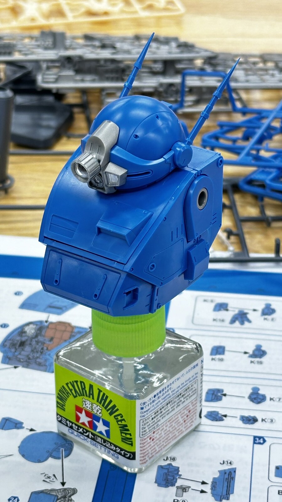 [맥스팩토리] PLAMAX 1/24 스트라이크 독 상반신 조립 이미지_12.jpg