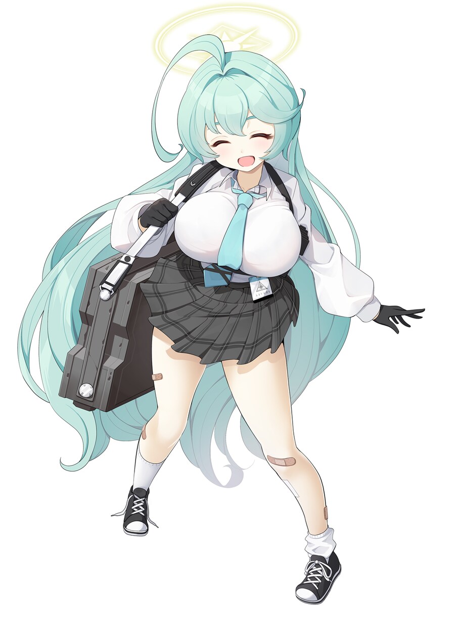 자작블루아카이브 유메선배 완성 그림