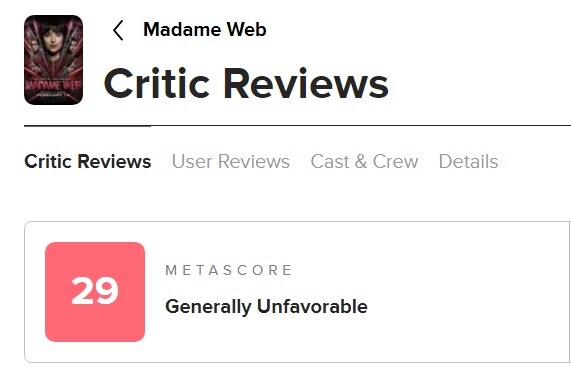 역대급 평점 기록에 도전중인 [마담 웹]_6.jpg