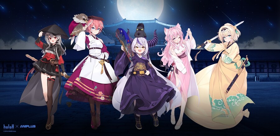 버튜버) 애니플러스 + 홀록스 콜라보 일러스트_1.jpg