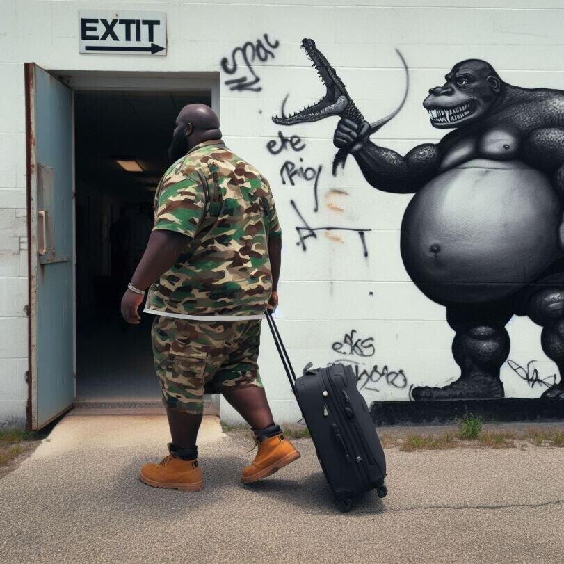 Ai로 그린 악어와 흑인과 피자 그림들 .jpg_8.jpg