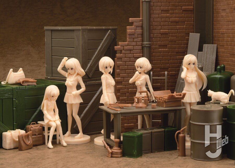 [카이요도] ARTPLA 걸즈&판처 1/24 개러지 세트 공개_1.jpg