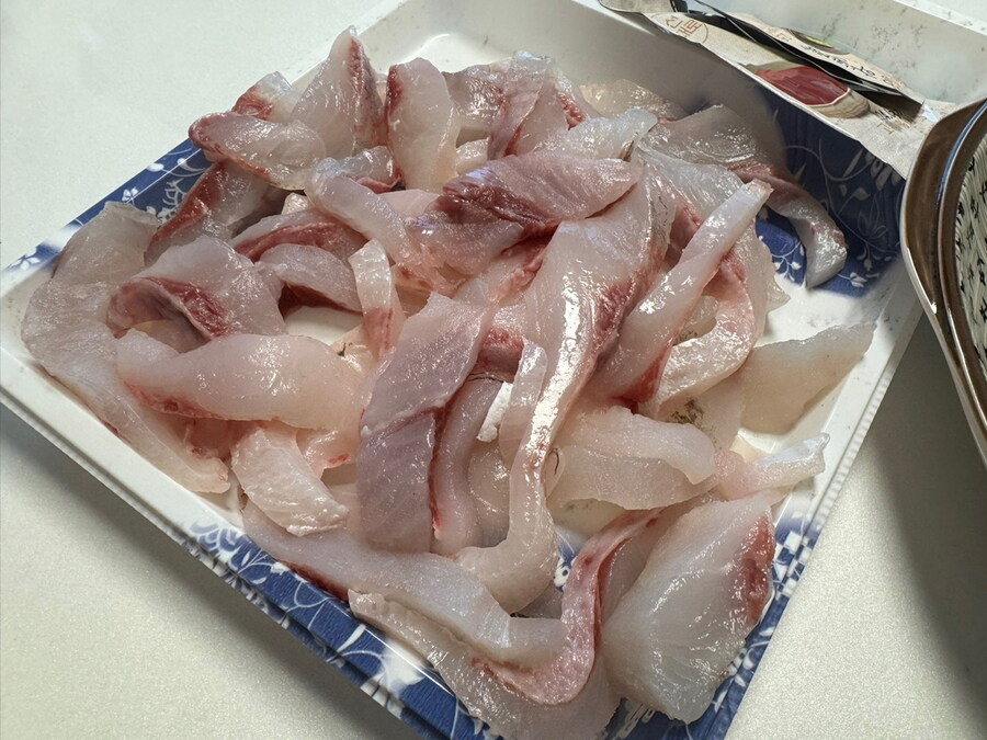 참숭어 막회와 닭꼬치~~~_2.jpg