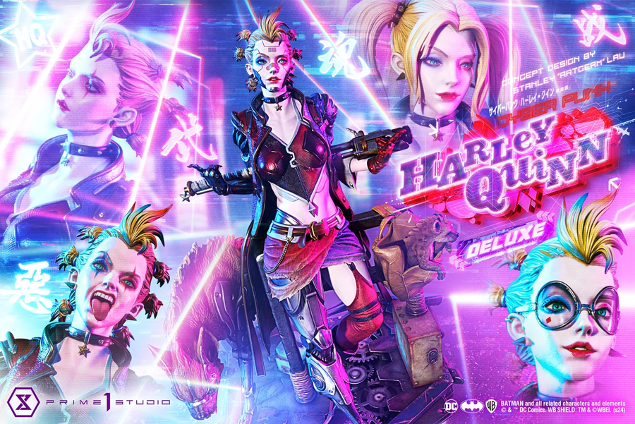 [프라임1스튜디오] 1/4 배트맨 - 사이버 펑크 할리 퀸_2.webp