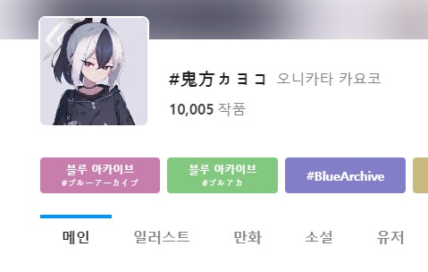 블루아카) 경]캣맘 픽시브 투고 수 1만회 초과[축_1.png