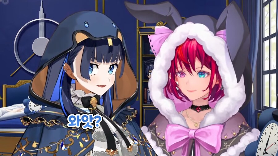 버튜버) 아무생각 없는 크로니와 부끄러워 하는 아이리스_7.png