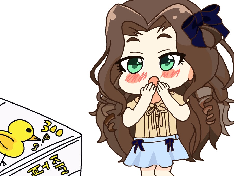 @) 생일 선물 받는 와카바 눈나 그렸습니다_4.jpg