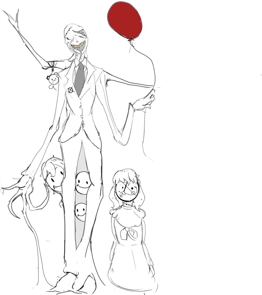 크리처] 슬렌더 맨 얼굴이 너무 심심해보여서 추가했어_1.png