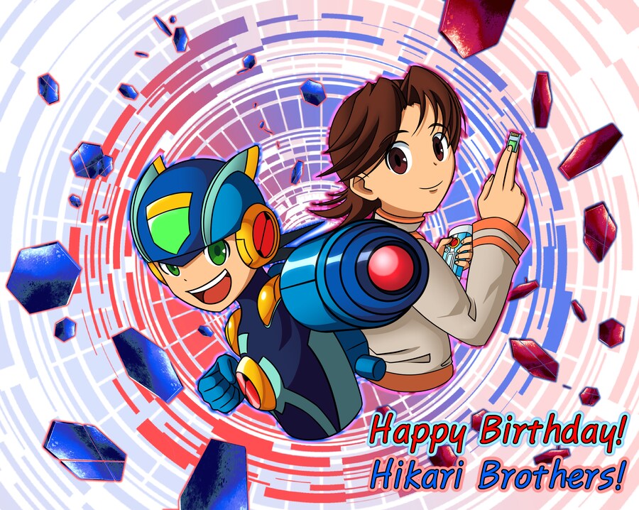 오늘은 록맨 에그제의 주인공 히카리 형제의 생일입니다._2.png