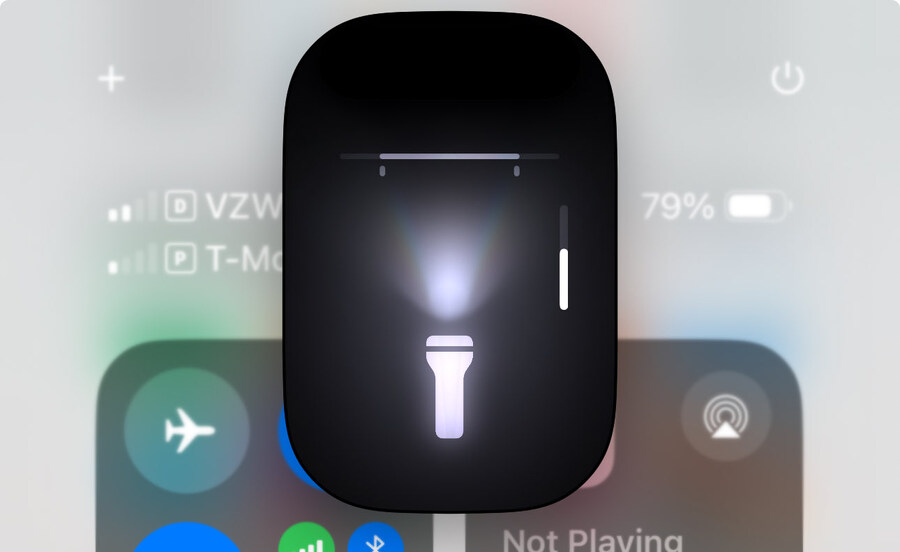 iOS 18, 아이폰 손전등 기능 밝기&범위 변경 영상_1.jpg