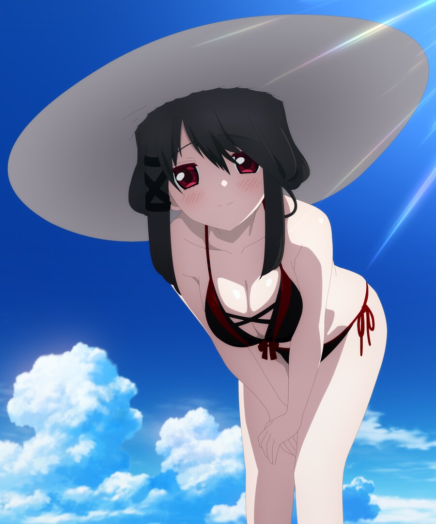 바다에 놀러 온 이리스 유마입니다._1.png