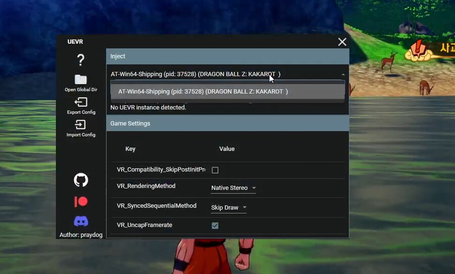 [UEVR] 드래곤볼 Z 카카로트 메타퀘스트 VR로 플레이(방법/리뷰)_11.png