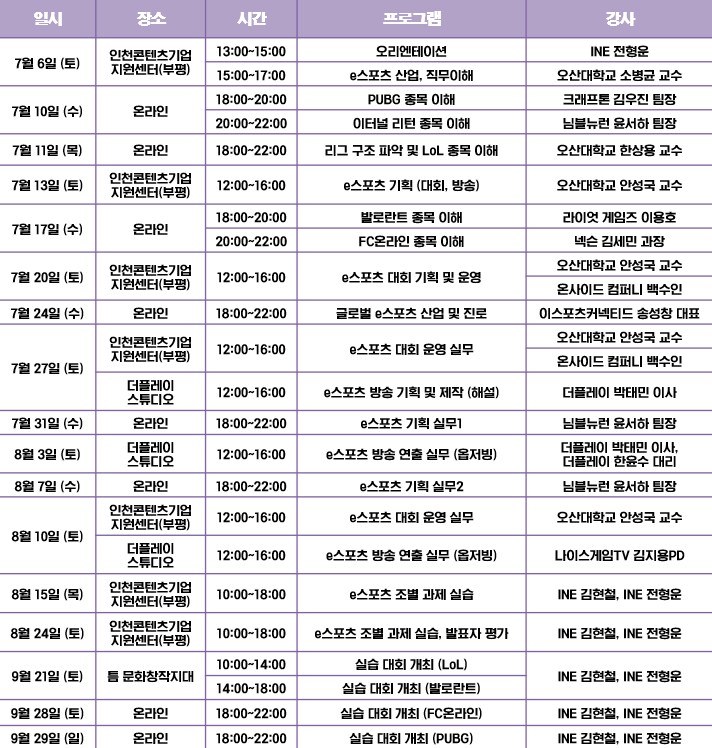 💥D-2 [인천 e스포츠 아카데미] 대회운영 교육 교육생 모집 中_2.png