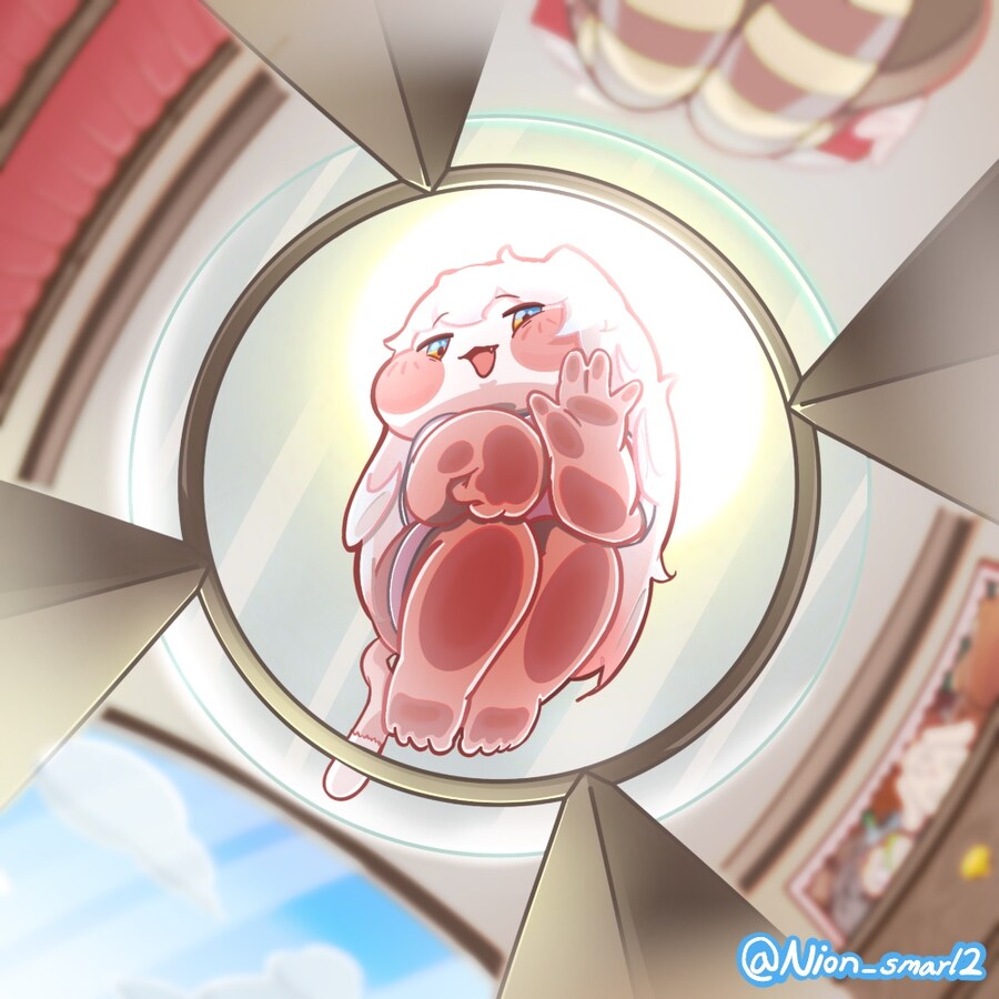 트릭컬) 유리탁자 아래서 바라본 코미_1.jpg