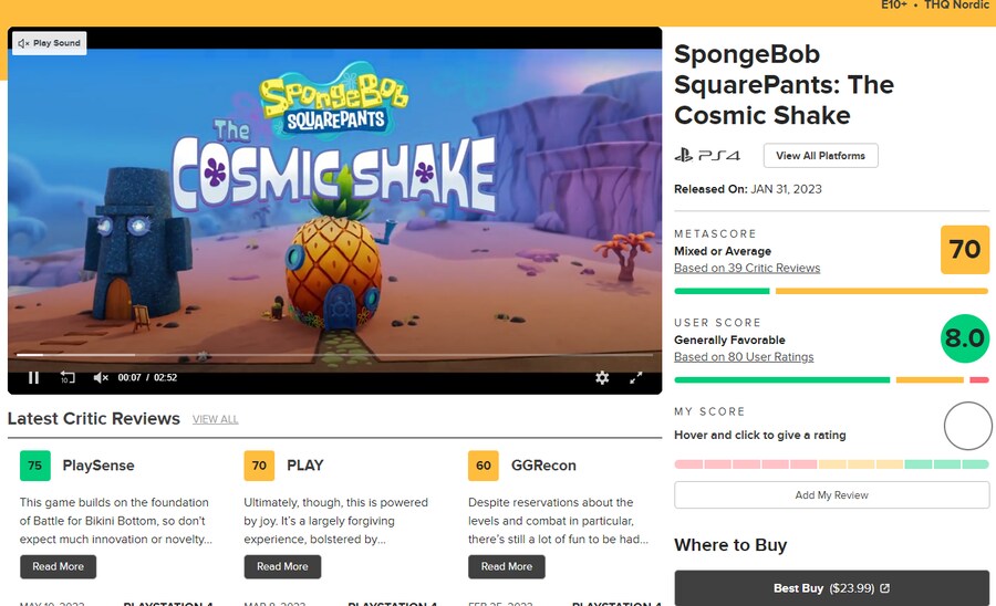 [구글플레이,앱스토어] 스폰지밥 네모바지 : 더 코스믹 셰이크 [1,200]_2.png