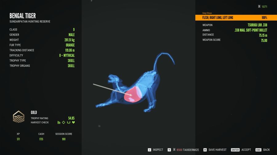 [사냥] 물가에서 밤새면서 지키고 있었더니 수컷 벵골호랑이가 나타났다._5.jpg