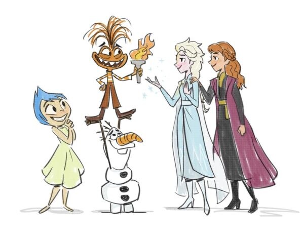 [디즈니] 인사이드 아웃 2 역대 애니메이션 흥행 1위 기념 공식 일러스트_2.jpg