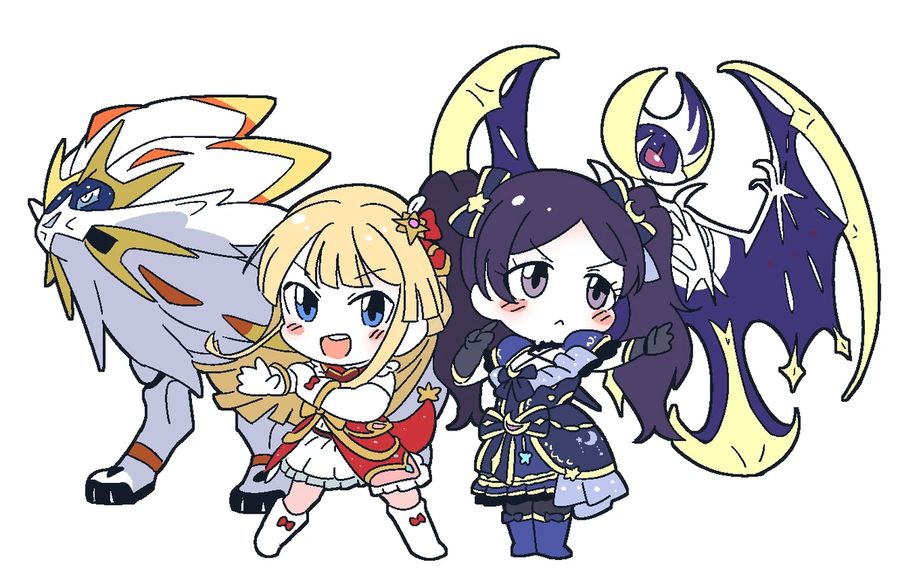 @,포켓몬) 미라이,코우메,시즈카,에밀리,쇼코,사치코와 포켓몬_5.webp