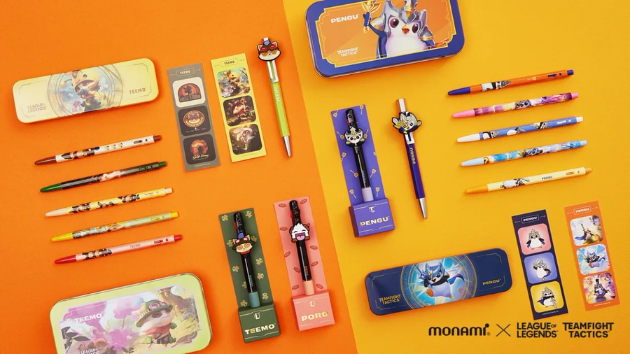 [라이엇 스토어] 모나미 X 리그 오브 레전드, TFT 콜라보 제품 출시!_1.webp