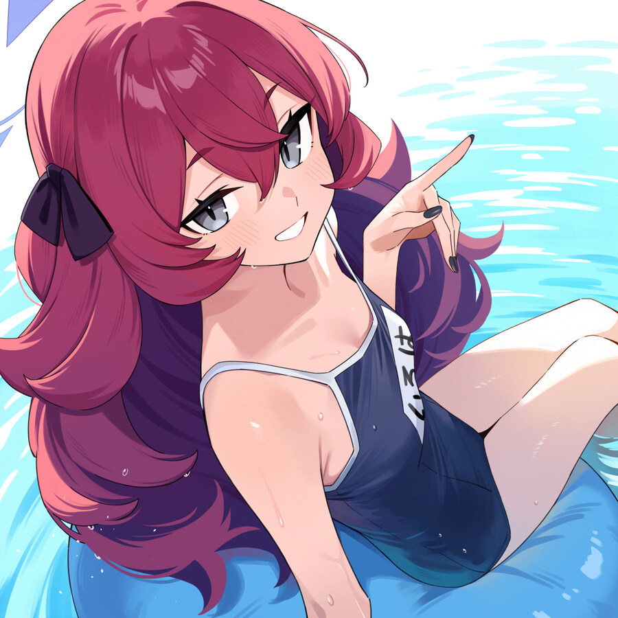 블루아카) 은근히 야한 수영복 이로하_1.jpg
