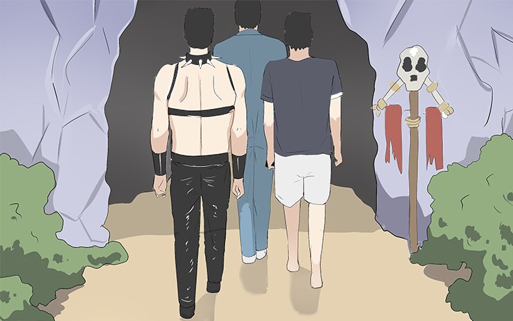 고블린)던전에 들어간 초보 모험가들의 최후 만화_1.png