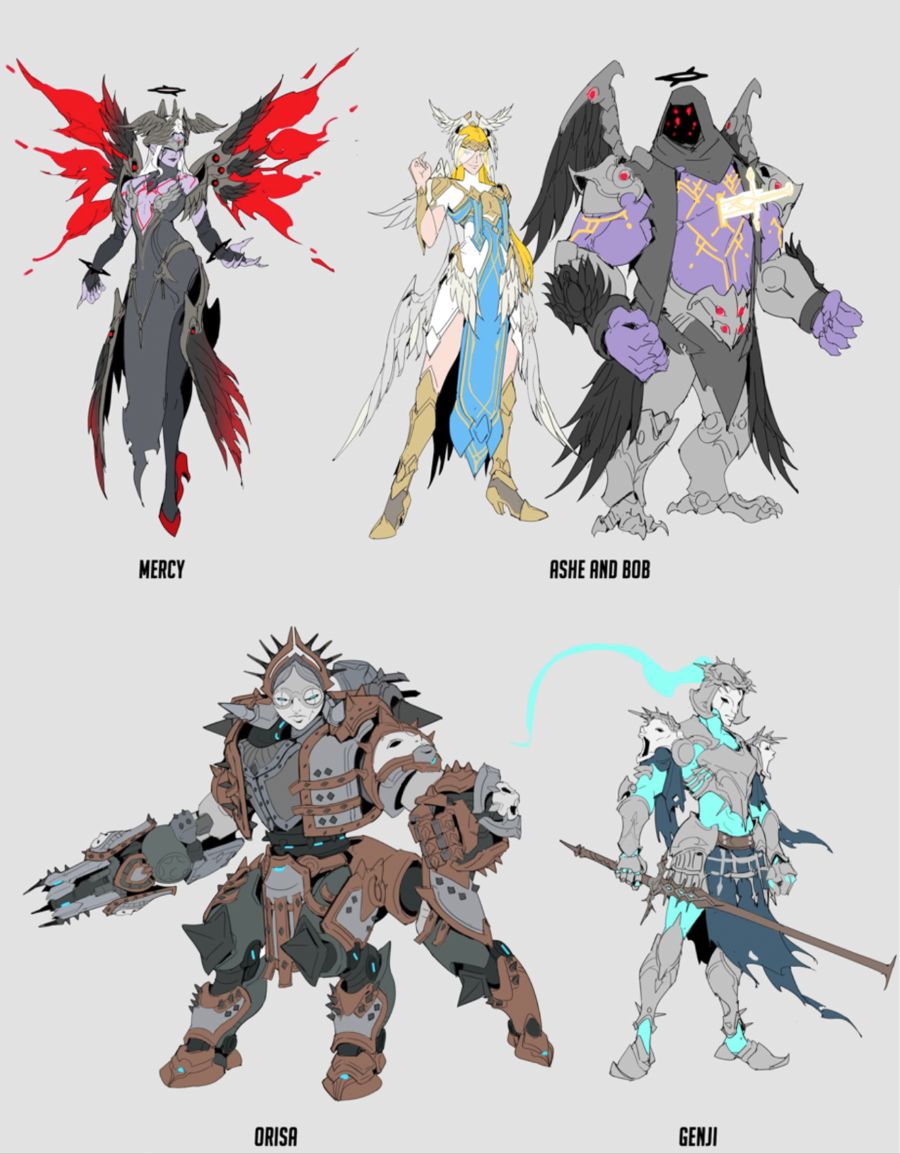 오버워치2 신규 스킨 컨셉 공개: 메카물, 8비트, 흡혈귀 등_7.jpg