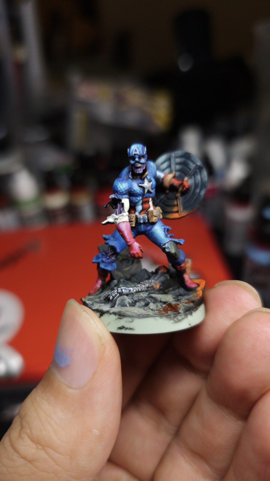 도색) 마블 좀비사이드 캡틴 아메리카 좀비 히어로_1.jpg