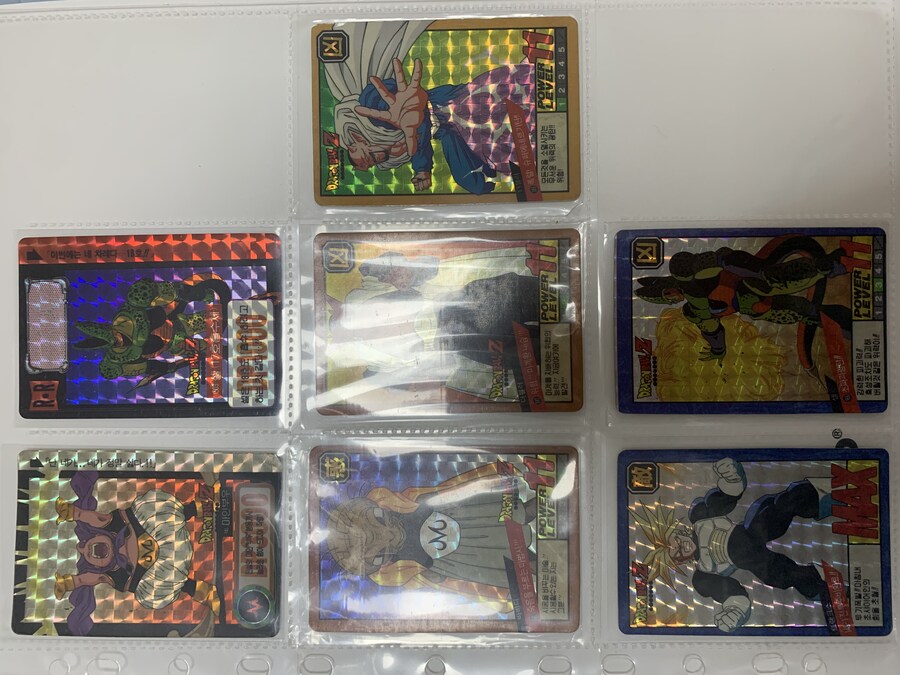 90년대 유일한 취미 애니 오락 드래곤볼 프리즘 카드 수집물품입니다_3.jpg