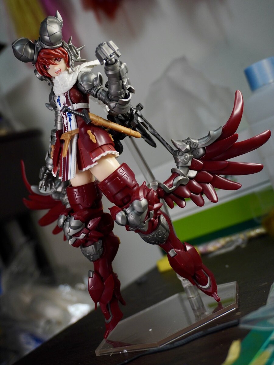 [맥스팩토리] PLAMAX 갓즈오더 3탄 신익룡기사 렌 파이어 드래곤 조립 이미지_3.jpg