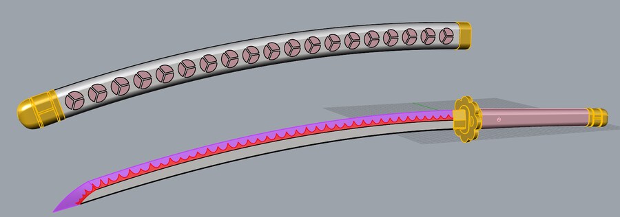 3D 프린터로 만든 원피스 흑도 슈스이_1.png
